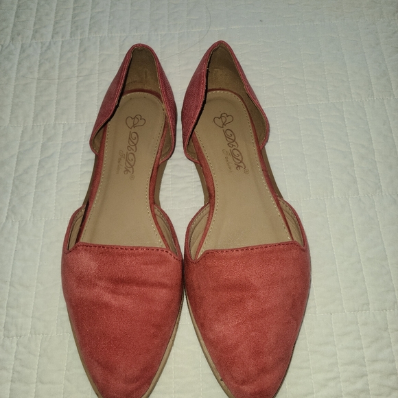 D6DK Fashion Pink Flat Slip Loafer - Picture 2 of 6